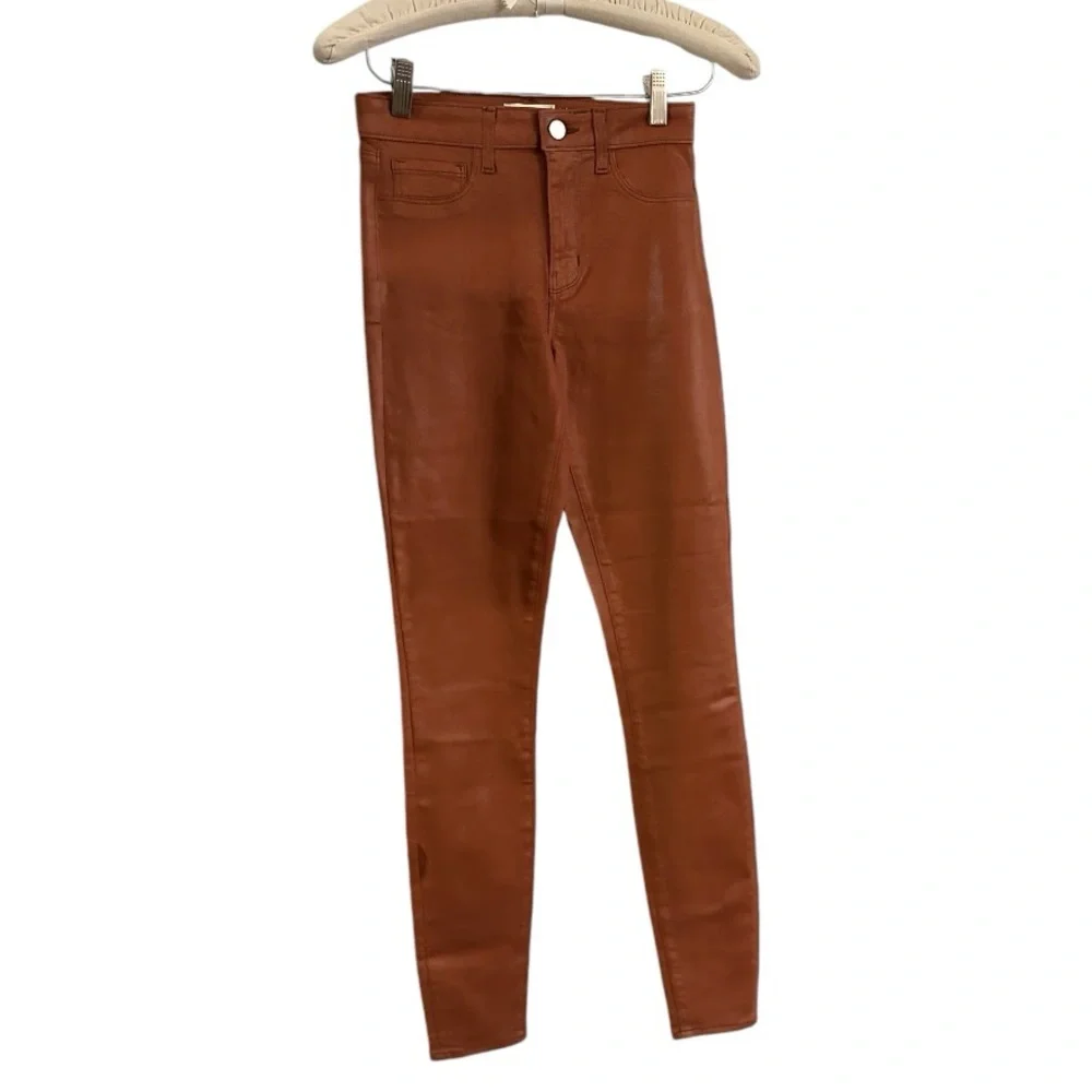 L'Agence Margot High Rise Coated Jean Size 25 NEW - Picture 3 of 10